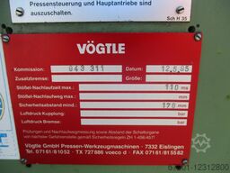 MÜLLER Doppelständerpresse SDZ 63t  Viersäulenpresse (2382)