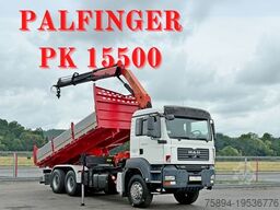 MAN TGA 26.400 * KIPPER 6,00m + PK 15500 * 6x4 * TOP