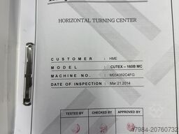 HWACHEON CUTEX - 160 B MC