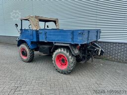 Mercedes-Benz Unimog Bosbouw lieren voor en achter