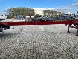 Broshuis 750cm extendable flatbed trailer / SAF + drumbr...