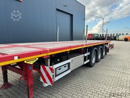 Broshuis 750cm extendable flatbed trailer / SAF + drumbr...
