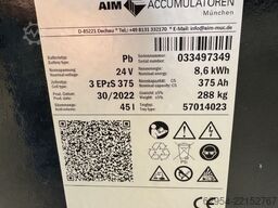 AIM 24V Batterie 375 AH Bj.2022 80%
