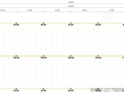 10x25m Lagerbühne , Belastung : 500kg/qm Unterkante: 3,0m , ca. 250qm Systembühne