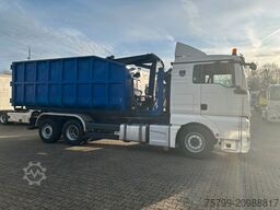 MAN 26.480 TGX Wechselsystem Abroller+Kran+Container