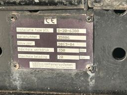 MAN 26.480 TGX Wechselsystem Abroller+Kran+Container