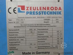 ZEULENRODAER PRESSTECHNIK PYZ 250 F
