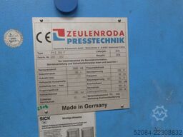 ZEULENRODAER PRESSTECHNIK PYZ 250 F