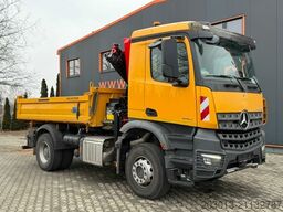 MERCEDES-BENZ AROCS 1843 4x2 Kipper Kran Palfinger PK12.501