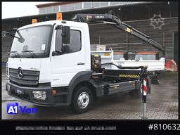 MERCEDES-BENZ Atego 823 Kipper Kran, Hiab, Klima, 2x AHK,Meiller