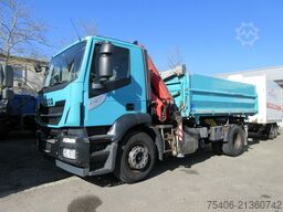 iveco Stralis 310 3-S-Kipper Fassi-Kran Funk