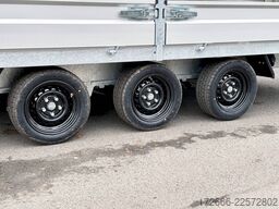 Hapert Trailers HAPERT AZURE H-3 | TRIDEM 605X220X30CM 3500KG HOCHLADER | NFW | PARABELFEDER