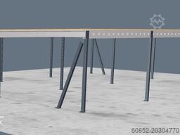 10x15m Lagerbühne , Belastung : 500kg/qm Unterkante: 3,0m , ca. 150qm Systembühne