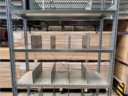 1,30m SSI Schäfer R3000 Fachbodenregal inkl. 20 Fachtrenner , 250 x 50 cm