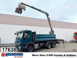 Mercedes-Benz Actros 3348 K 6x4, beidseitig Bormatik, Heckkran