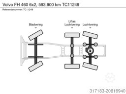 Volvo FH 460 6x2, 593.900 km