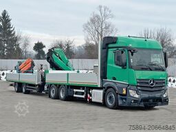 MERCEDES-BENZ ACTROS 2645 * FASSI F345.24 + FUNK + Anhänger
