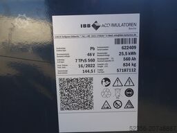 IBB STAPLERBATTERIE 48v 7PzS560 Akku Solarspeicher