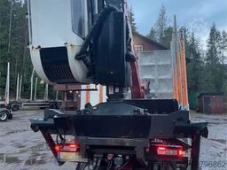 Volvo FH16 750 6x4 timber truck with Epsilon M12 crane