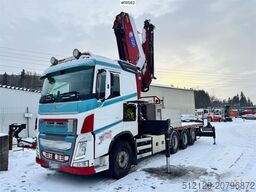 Volvo FH540 8x4 Tridem Crane truck w/ 50 t/m HMF crane w