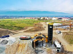 FABO Mobile Concrete Mixing Plant 100m³/h Mobile Concrete Batching Plant