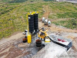 FABO Mobile Concrete Mixing Plant 100m³/h Mobile Concrete Batching Plant