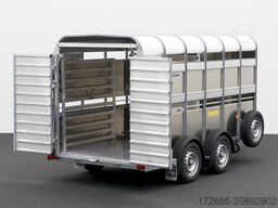 Ifor Williams TA5 HD | 12x6 | RAMPE-/TÜR-KOMBI 372X156X183CM VIEHANHÄNGER | 2X LÜFTUNG
