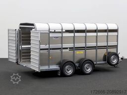 Ifor Williams TA510 | 14x6 | RAMPE-/TÜR-KOMBI 434X178X183CM VIEHANHÄNGER | 2X LÜFTUNG