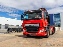DAF CF 440 FAK-8x2 + Palfinger Epsilon Q180 Z95TR