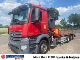 Mercedes-Benz Antos 2543 L 6x2, Liftachse, Kran Fassi