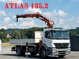 MERCEDES-BENZ AXOR 1829 * Pritsche 6,20 m + ATLAS 135.2 * TOP!