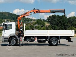 MERCEDES-BENZ AXOR 1829 * Pritsche 6,20 m + ATLAS 135.2 * TOP!