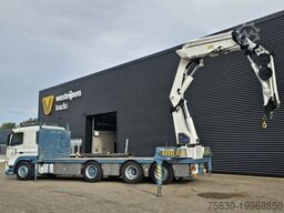 Volvo FM 420 8x2 / HMF 55 t/m CRANE + JIB