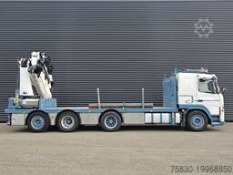 Volvo FM 420 8x2 / HMF 55 t/m CRANE + JIB