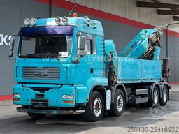 MAN TGA 35.430 8x4 BL Baustoff PALFINGER 72002 LK