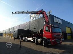 DAF CF 85.510 + FASSI 80TON 6x + 8X2 + EURO 5 + REMOTE