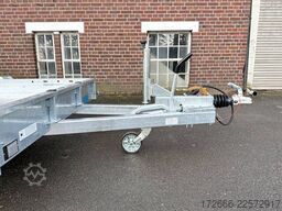 Hapert HAPERT INDIGO LF-3 | 150CM RAMPE 405X179CM 3500KG BAUMASCHINENANHÄNGER | PARABELFEDER | ALUBODEN