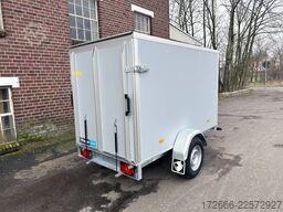 Hapert Trailers HAPERT SAPPHIRE L-1 | GRAU | RAMPE 250X130X150CM 1500KG KOFFERANHÄNGER