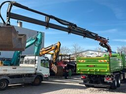 SCANIA G450 Kipper Kran Atlas 206.3E AHK Bordmatic FUNK