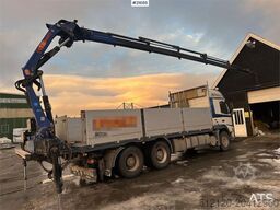 Volvo FM12 Globetrotter 6x4 crane truck w/ rear mounted