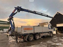 Volvo FM12 Globetrotter 6x4 crane truck w/ rear mounted