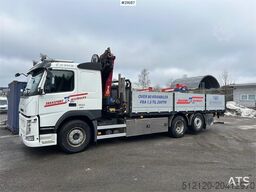 Volvo FM450 Crane Truck w/ 21 t/m HMF crane and Lift. 19