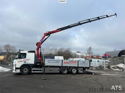 Volvo FM450 Crane Truck w/ 21 t/m HMF crane and Lift. 19