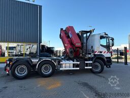 Iveco Stralis 420 X-WAY + HMF 5020K-RCS 6x TREKKER + ...