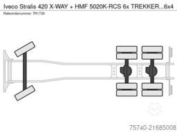 Iveco Stralis 420 X-WAY + HMF 5020K-RCS 6x TREKKER + ...