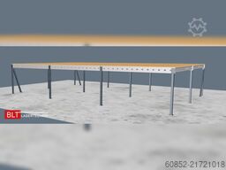 10x15m Lagerbühne , Belastung : 500kg/qm Unterkante: 2,5m ,ca. 150qm Systembühne