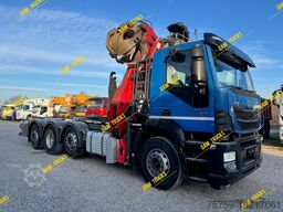 Iveco Stralis 260SY48 Abrollkipper  + KRAN EU6
