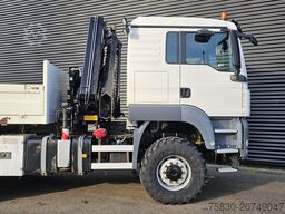MAN TGS 26.480 6x6 / HIAB CRANE / TRACTOR + BOX TRUCK