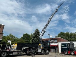 MERCEDES-BENZ 2651 SZM+HIAB 638 Kran6x6 ausziehbarer Tieflader