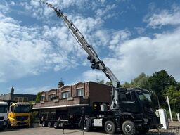 MERCEDES-BENZ 2651 SZM+HIAB 638 Kran6x6 ausziehbarer Tieflader